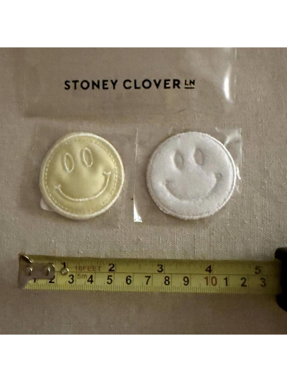 Stoney Clover Lane embroidered Smiley face patches set of 2 NWT